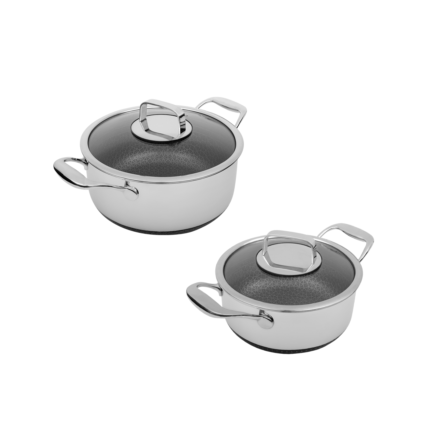 DiamondClad™ 4-Piece Stock Pot Set