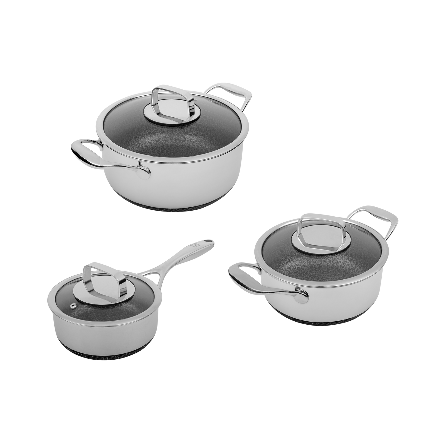 DiamondClad™ 6-Piece Stock Pot and Saucepan Set
