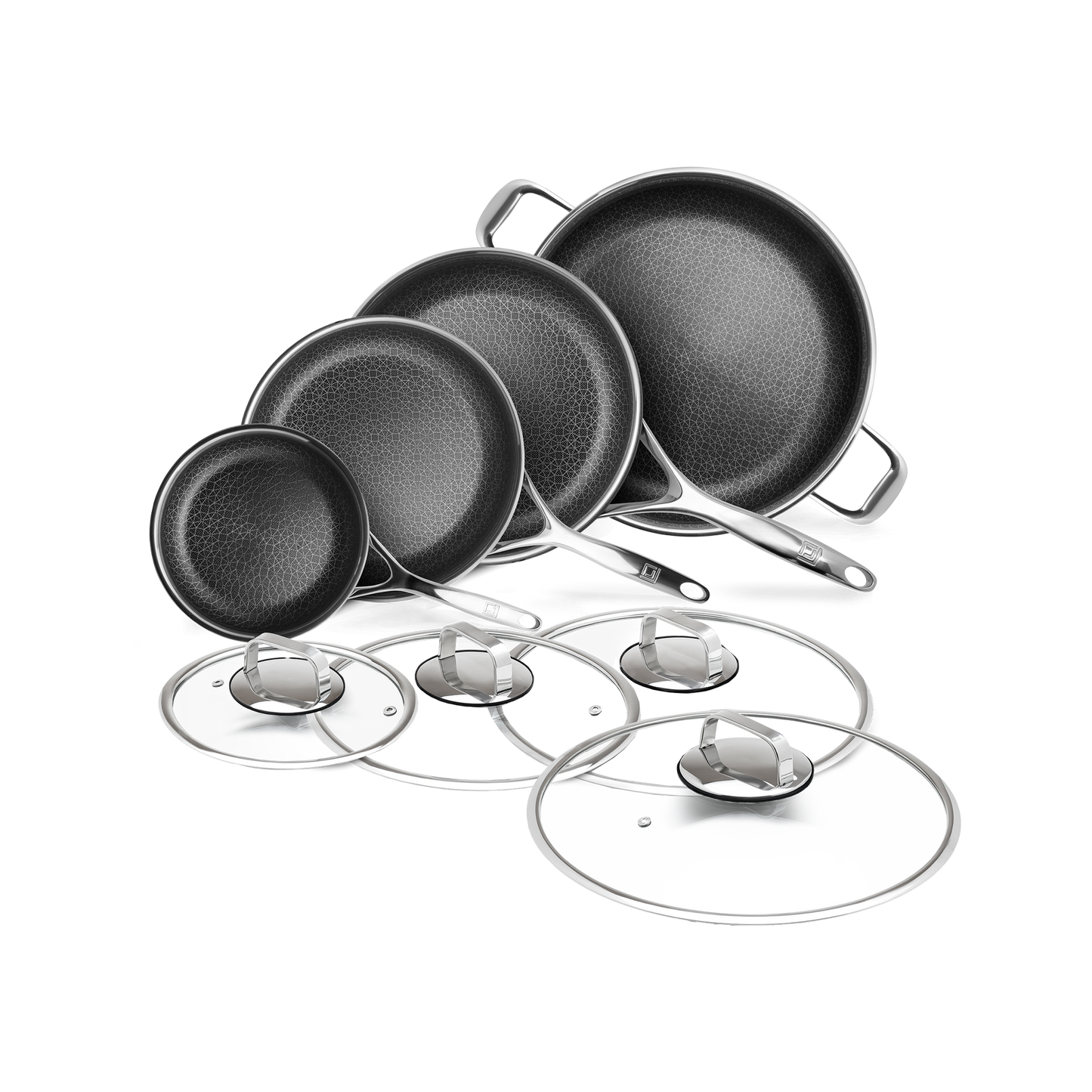 DiamondClad™ Thermowave™ 8 Piece Hybrid Premium Cookware Set