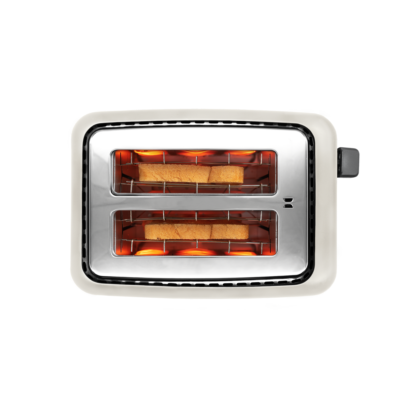 Livwell Cream Matte 2-Slice Smart Touch Toaster