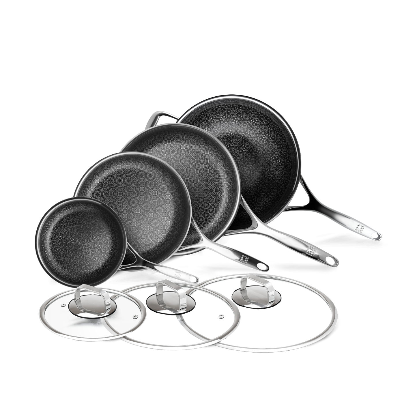 DiamondClad™ Thermowave™ 7 Piece Hybrid Premium Cookware Set