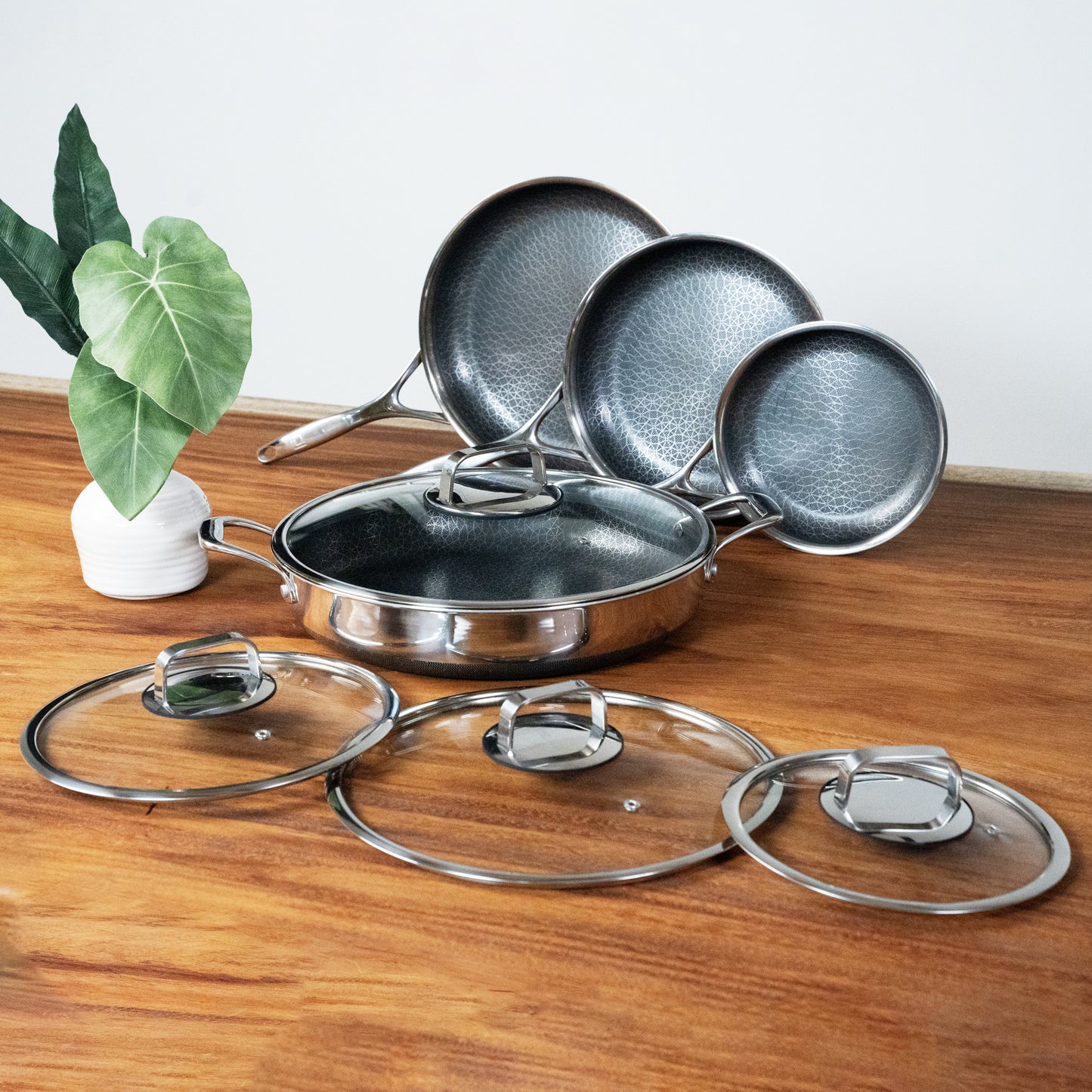 DiamondClad™ Thermowave™ 8 Piece Hybrid Premium Cookware Set