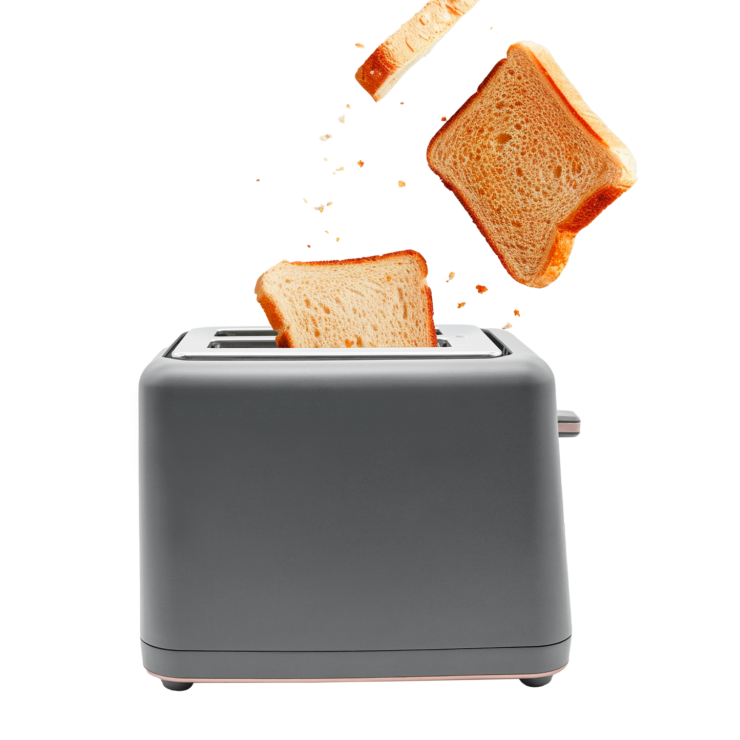 Livwell Touch IQ Matte Grey 2-Slice Toaster