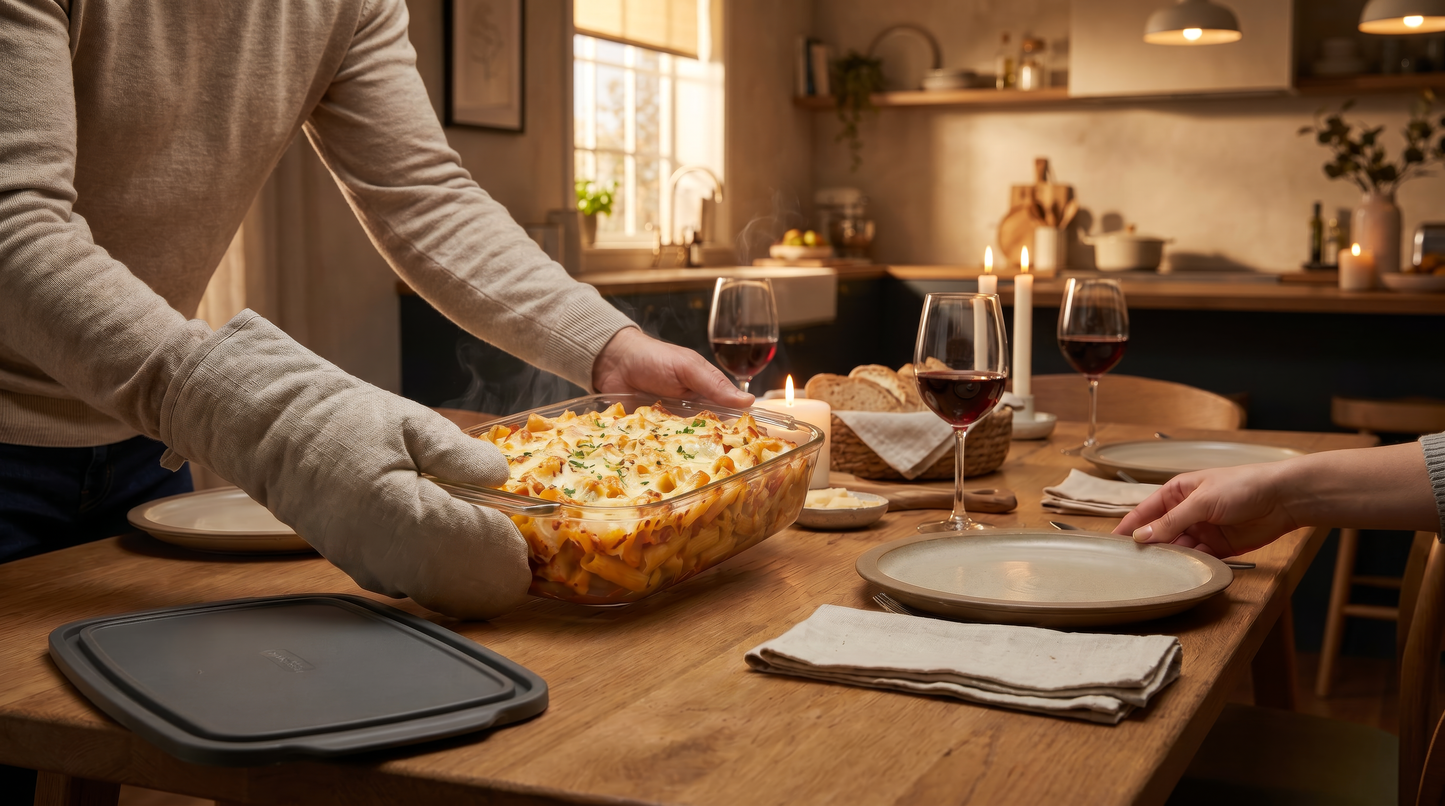 Smart Touch 6Qt Glass Air Fryer Accessory Set