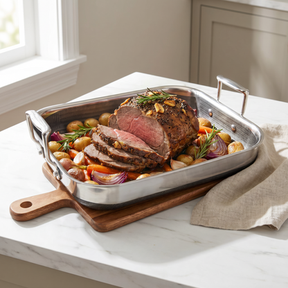 DiamondClad™ 14-inch Hybrid Nonstick Roasting Pan with Rack