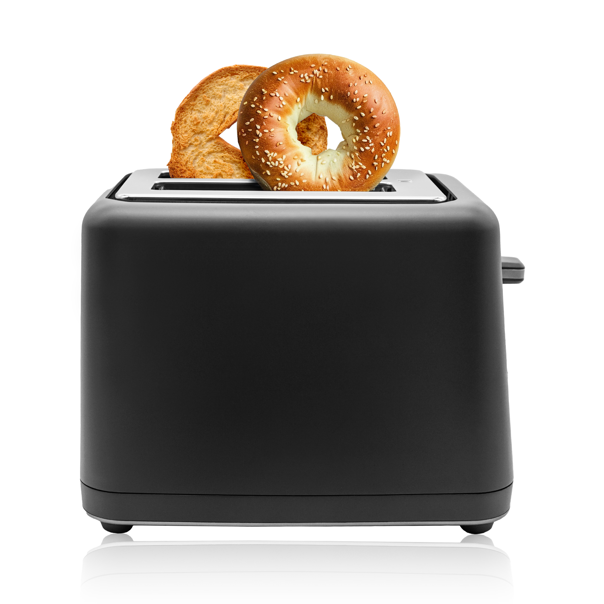 Smart Tooster Livwell Black Matte 2-Slice Smart Touch Toaster | 6 Levels – Livwell Brands