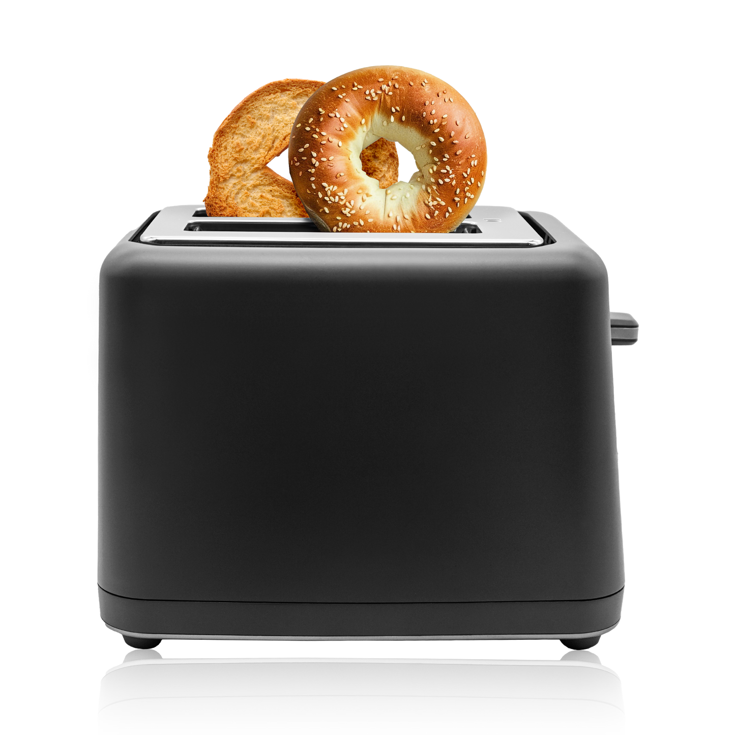 Livwell Black Matte 2-Slice Smart Touch Toaster