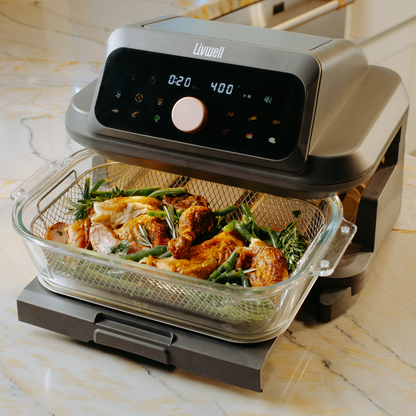 Livwell 6 Quart Glass Container Air Fryer